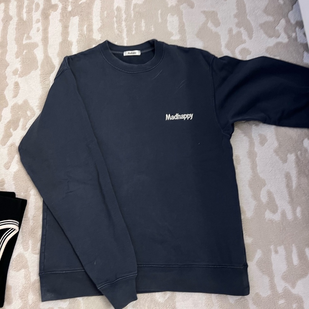 Mad happy logo crew neck